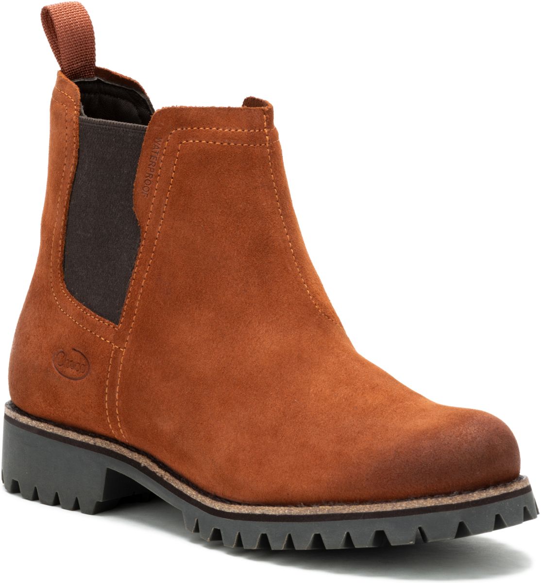 Fields Chelsea Waterproof Boot, Rust Suede, dynamic 2