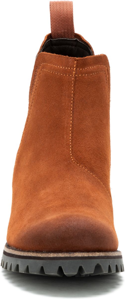 Fields Chelsea Waterproof Boot, Rust Suede, dynamic 5
