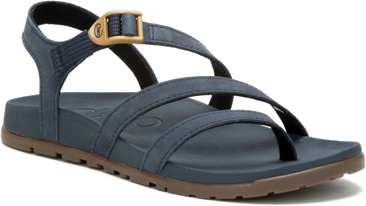 Lowdown Strappy Sandal, Navy, dynamic 2