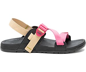 Lowdown Sandal, Hot Pink, dynamic