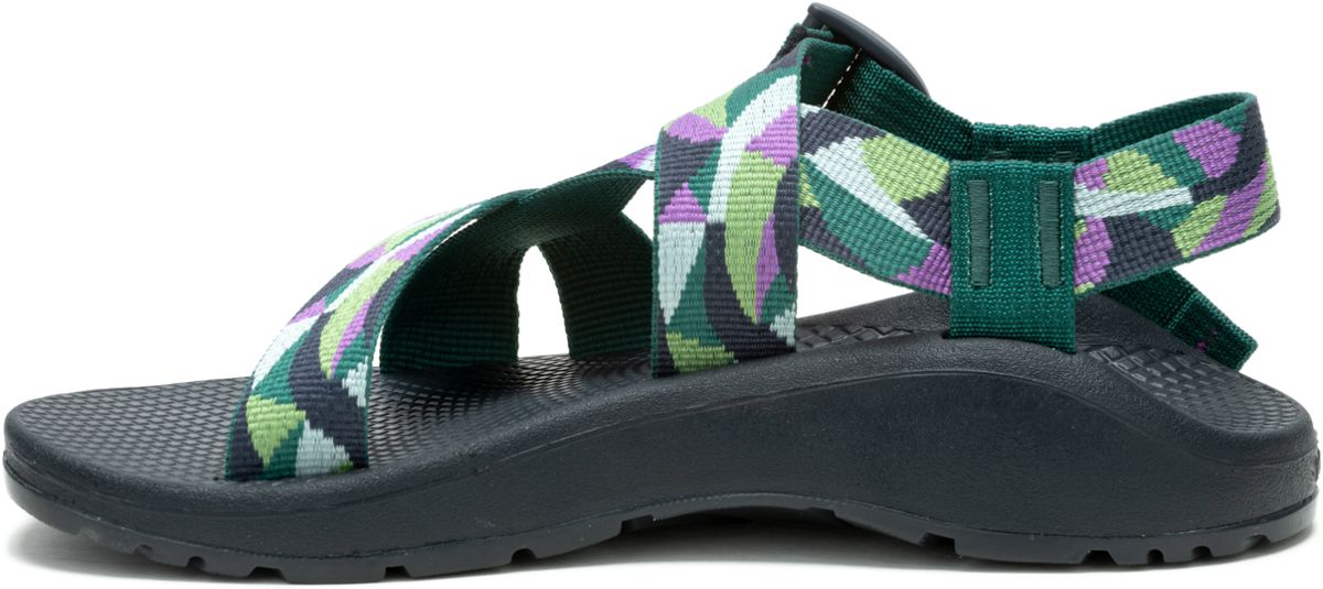Mega Z/Cloud Wide-Strap Cushioned Sandal, Braids Purple, dynamic 6