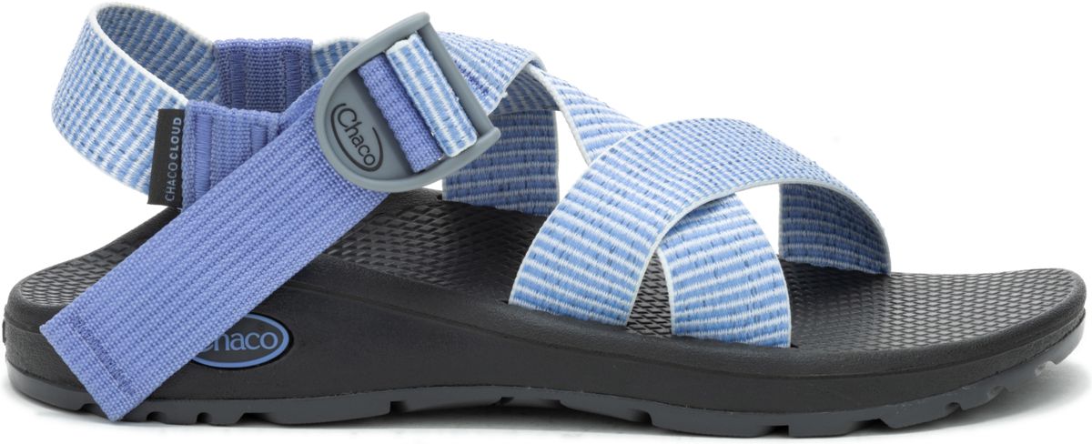 Mega Z/Cloud Wide-Strap Cushioned Sandal, Pucker Hydrangea, dynamic 1