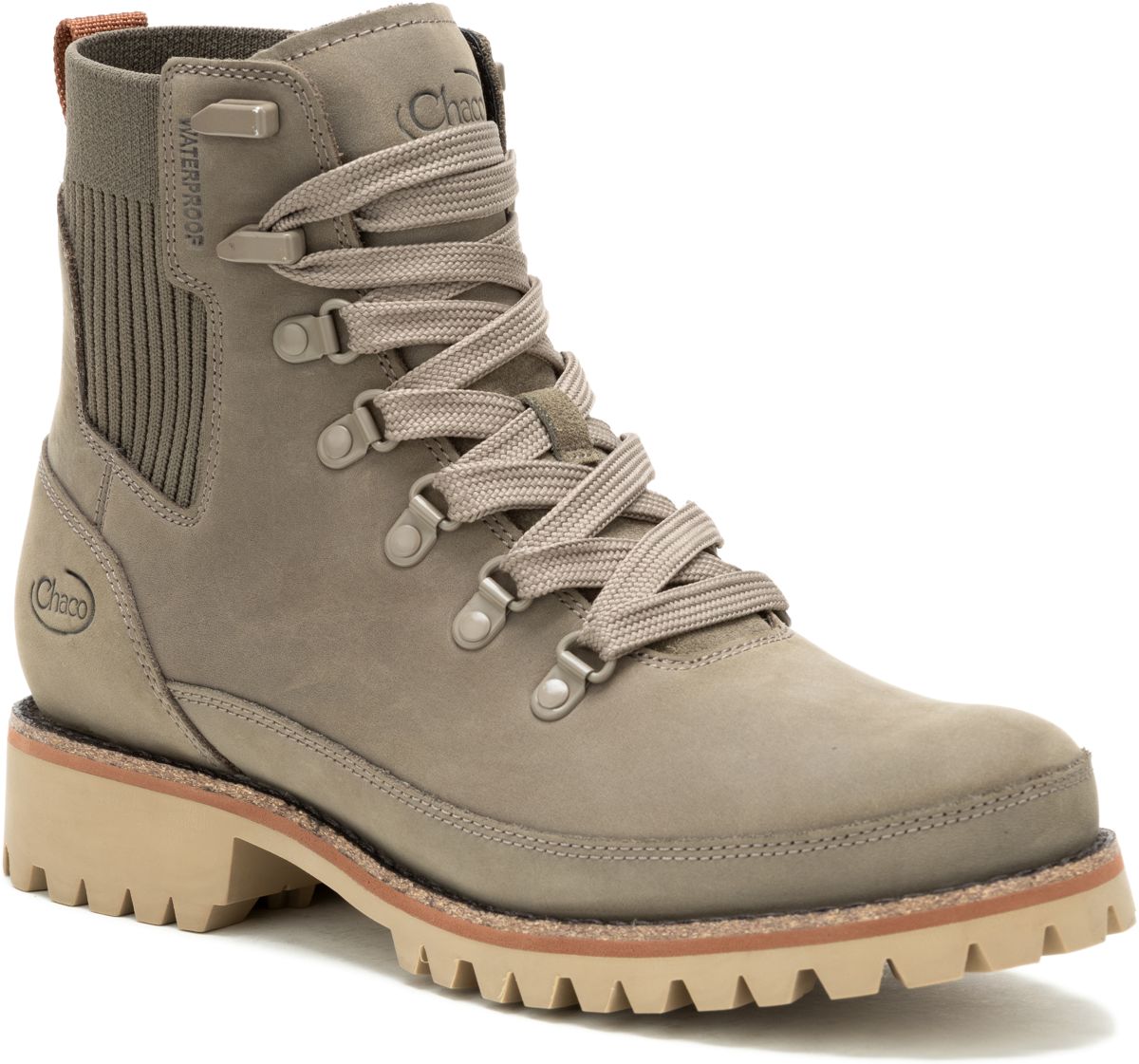 Fields Lace Waterproof Boot, Smoke, dynamic 2