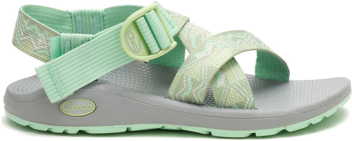 Mega Z/Cloud Wide-Strap Cushioned Sandal, Paddle Celadon, dynamic 1