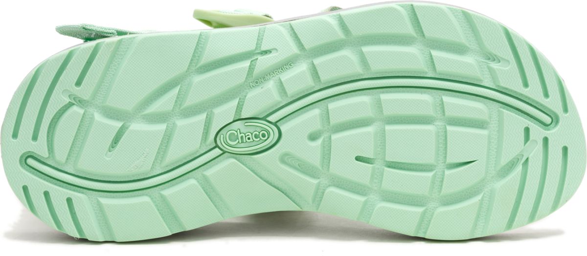 Mega Z/Cloud Wide-Strap Cushioned Sandal, Paddle Celadon, dynamic 3