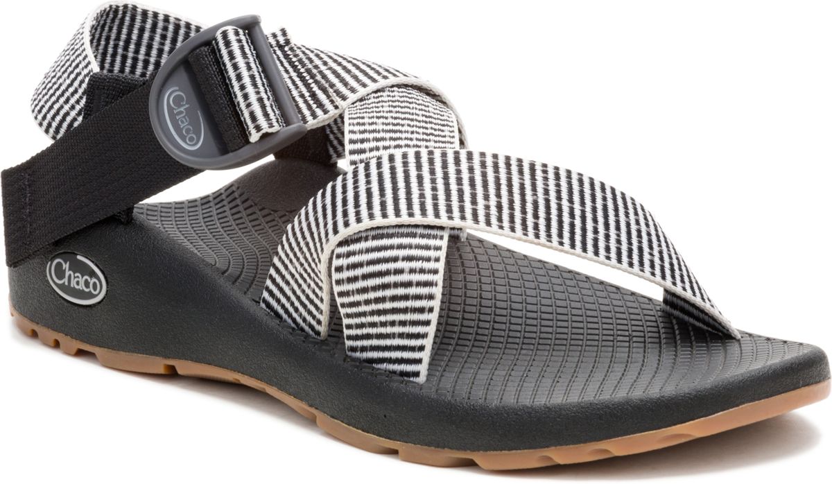 Mega Z/1 Wide-Strap Classic Sandal, Pucker B&W, dynamic 2