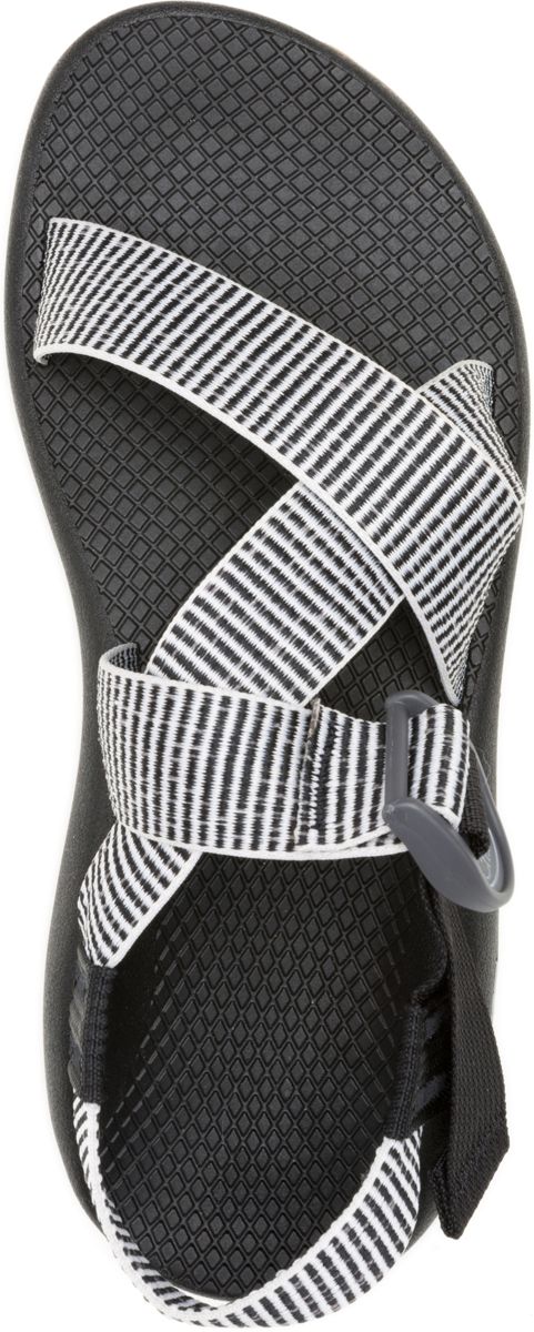 Mega Z/1 Wide-Strap Classic Sandal, Pucker B&W, dynamic 3