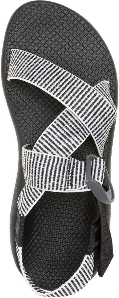 Mega Z/1 Wide-Strap Classic Sandal, Pucker B&W, dynamic 2