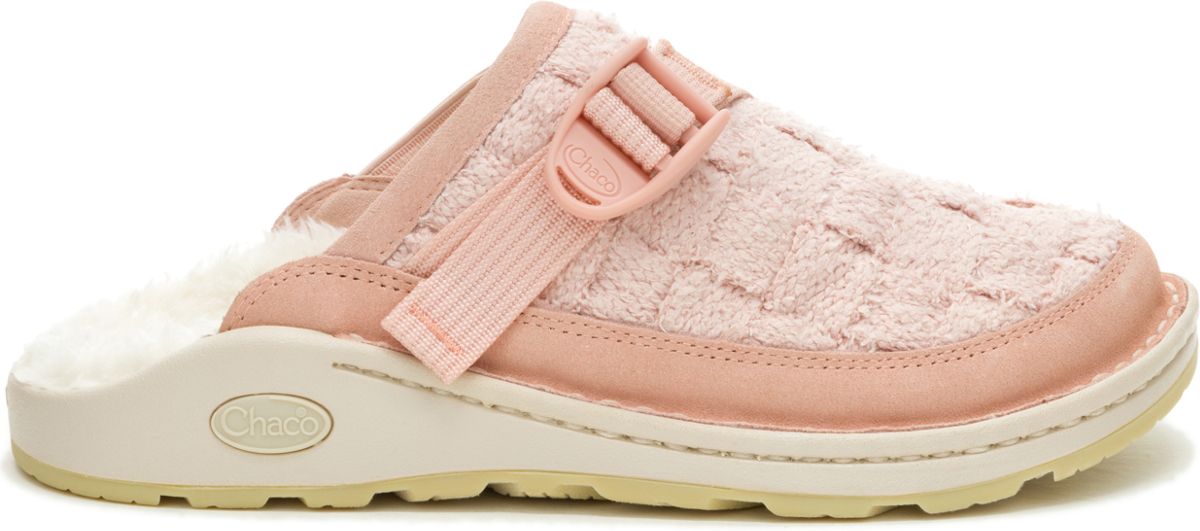 Canyon Woven Clog Fluff, Light Pink, dynamic 1