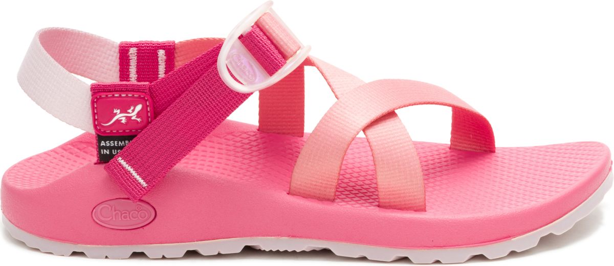 Z/1 Pink Tones Adjustable Strap Classic Sandal, Soft Coral, dynamic 1