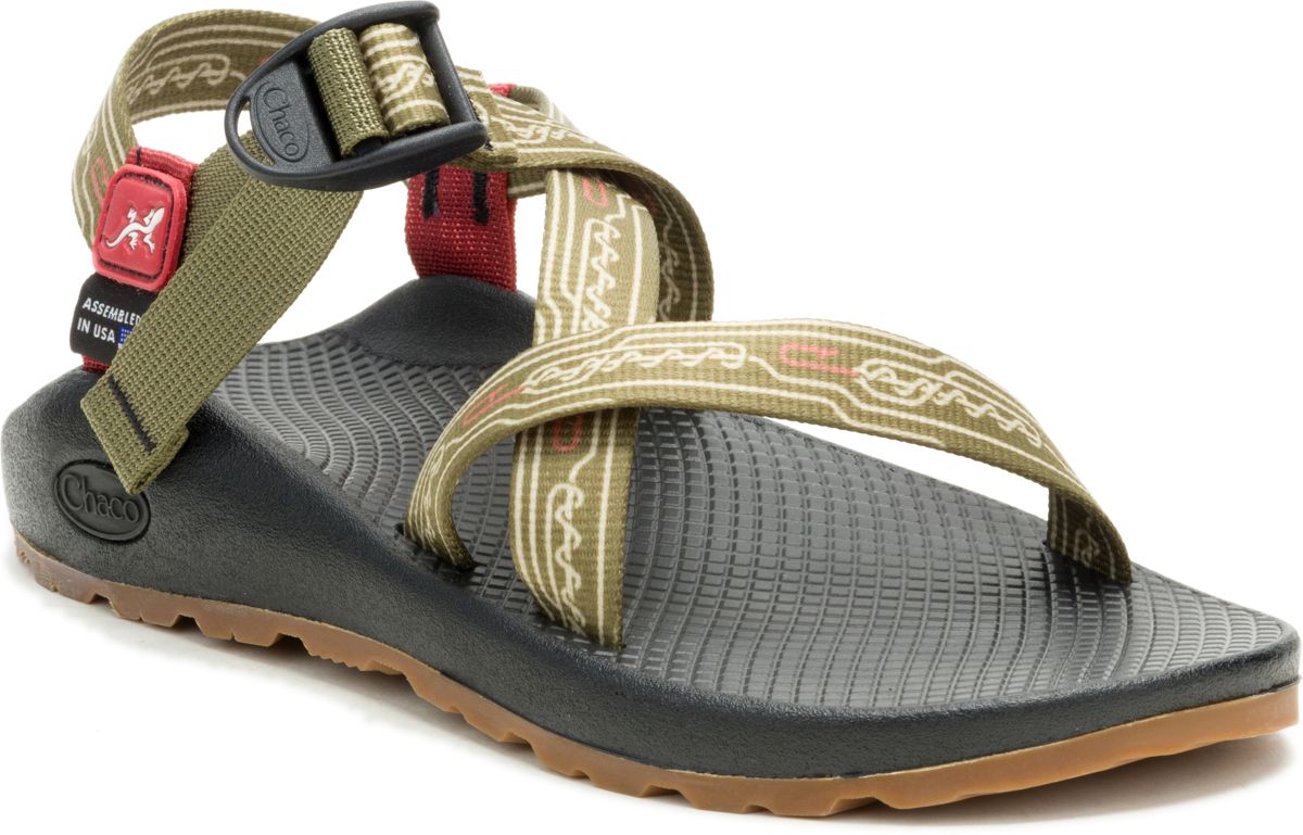 Z/1 Adjustable Strap Classic Sandal, Knotty Camo Green, dynamic 2