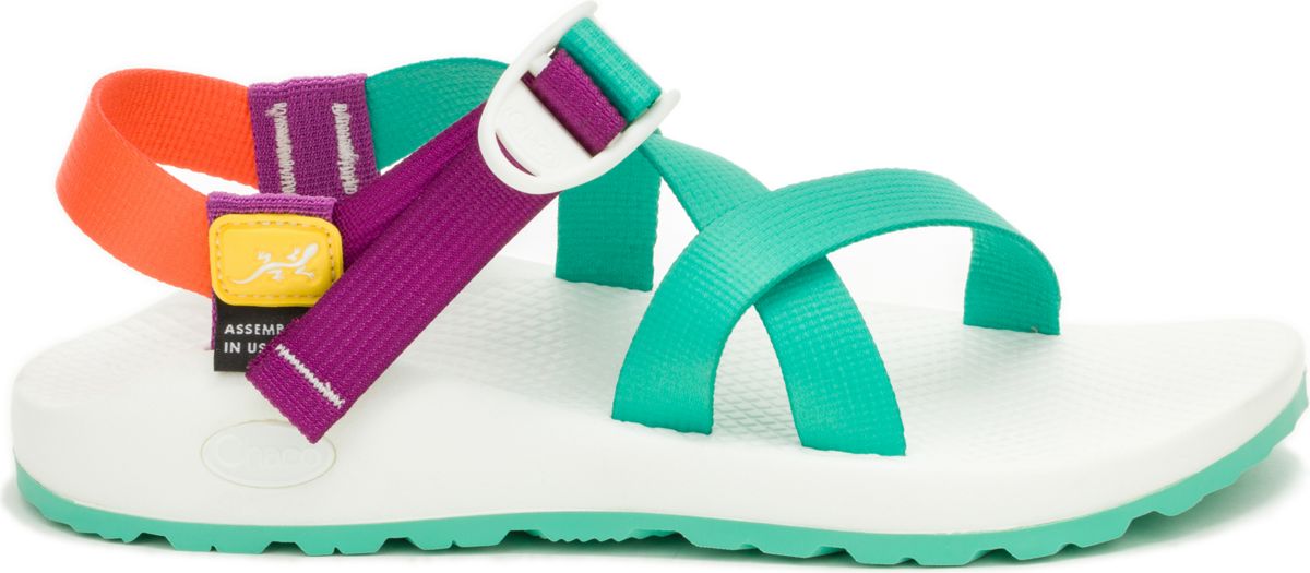 Aura Z/1 Adjustable Strap Wide-Width Classic Sandal, Tropical Teal, dynamic 1