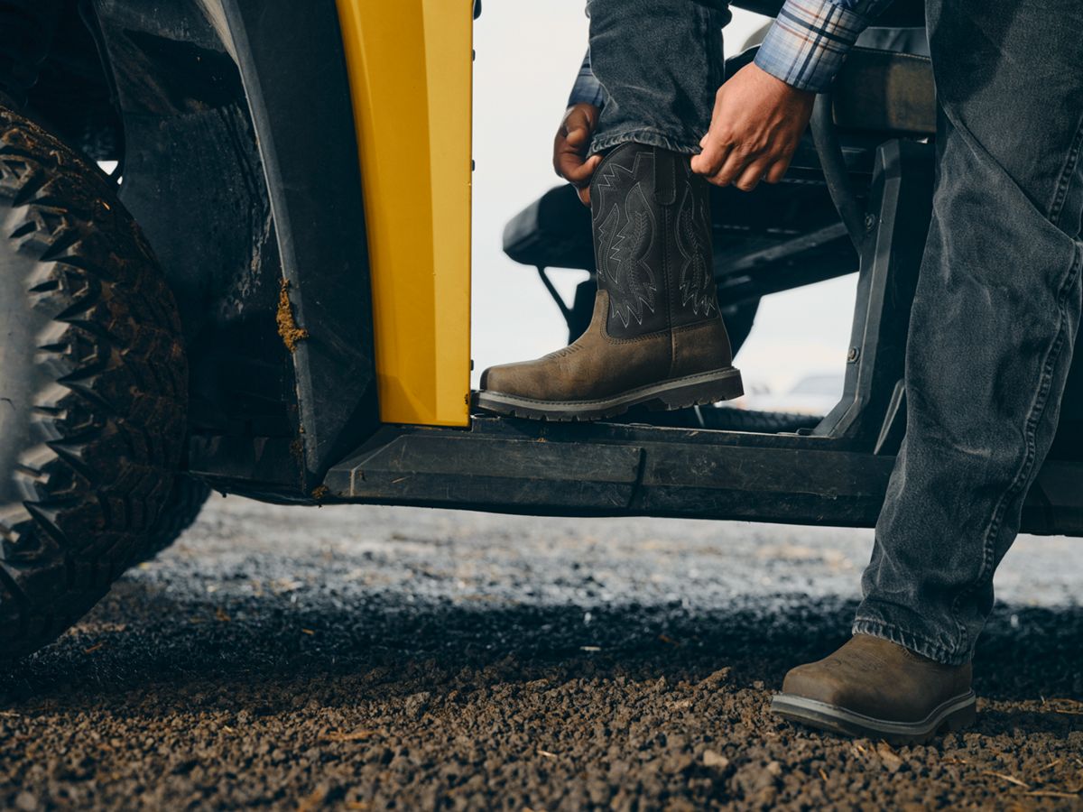 Colorado Frontier Work Boot, Charcoal Grey, dynamic 2