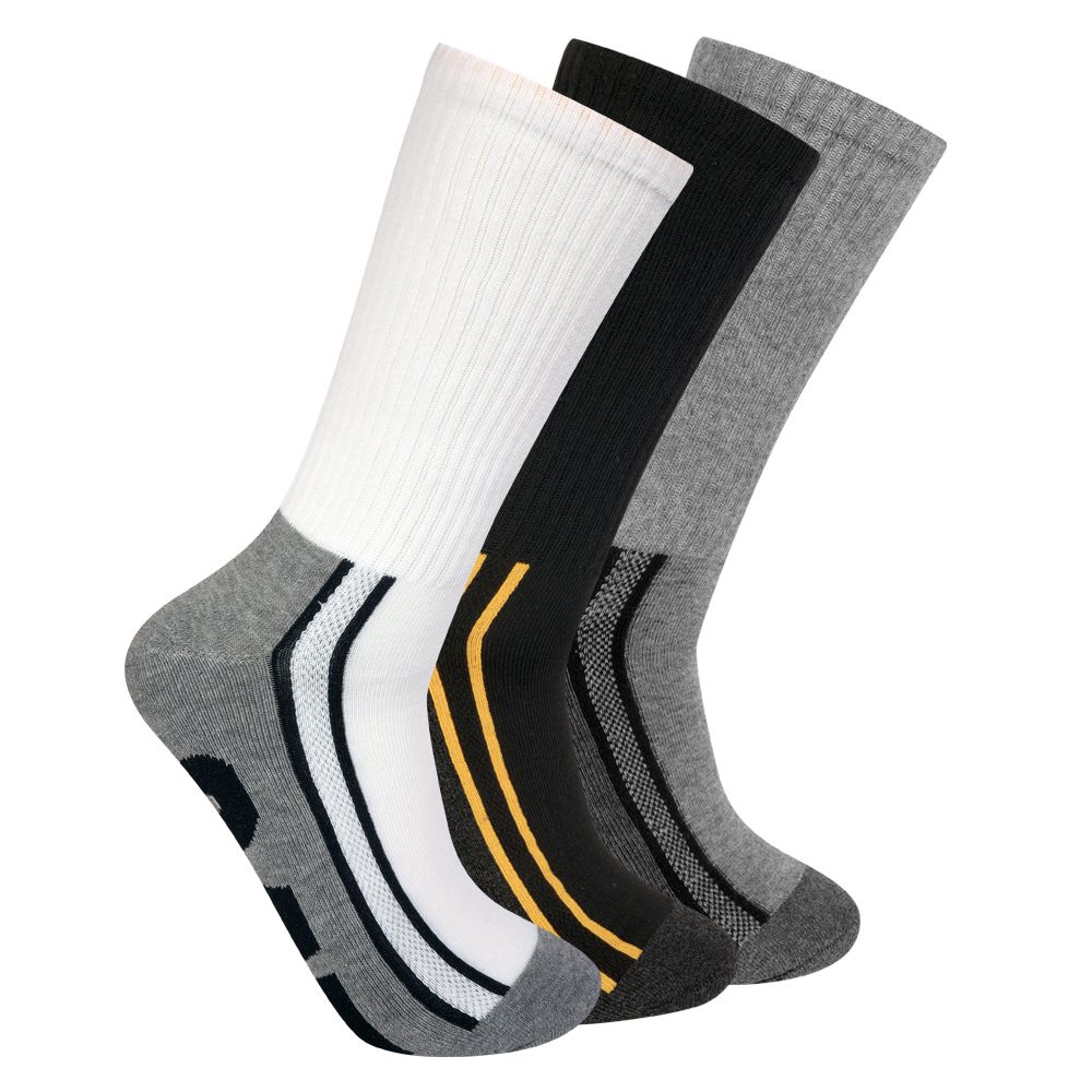 Half Cushion Crew Sock 3-Pack, Multi, dynamic