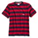 Cloud Rugby Stripe Pocket T-Shirt, Red/Navy, dynamic 1