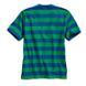 Cloud Rugby Stripe Pocket T-Shirt, Blue/Green, dynamic 4