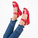 Brite Jells Quarter Strap Sandal, Fiesta Red, dynamic