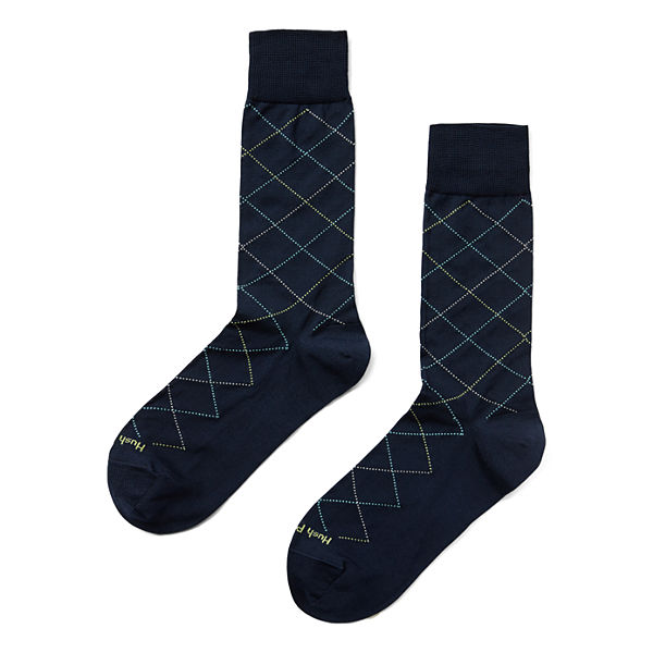 1 Pk Sherlock Sock, Navy Blue, dynamic