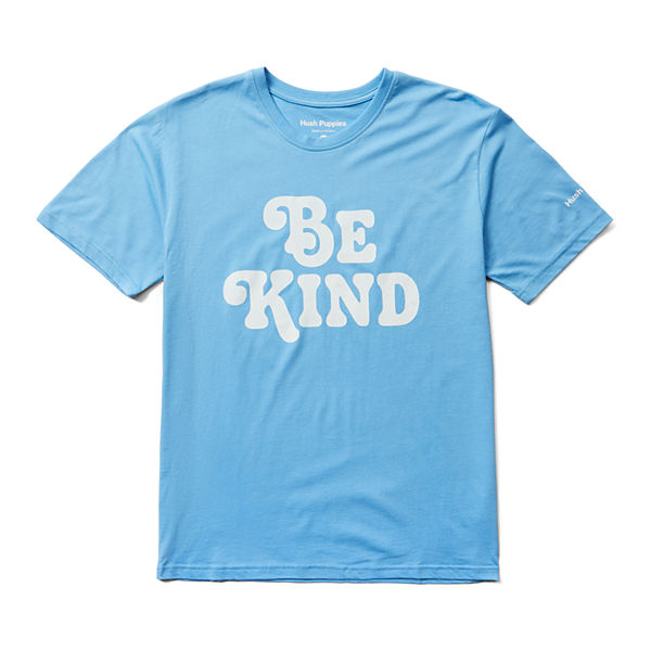 Be Kind Graphic Tee, Sky Blue, dynamic