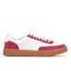 Charlie Lace Up, White Maroon Suede, dynamic 1