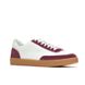 Charlie Court Sneaker, White Maroon Suede, dynamic 2