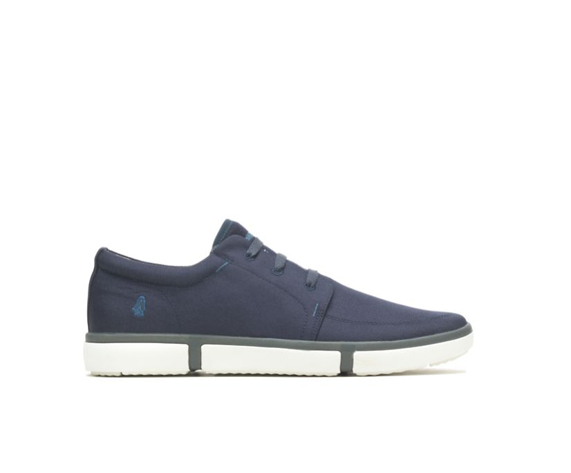 Briggs Plain Toe Sneaker, Navy Blue Textile, dynamic 1