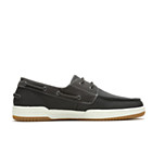Colton Boat Shoe, Dark Grey Leather, dynamic 1