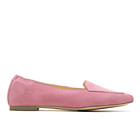 Hazel Pointe Flat, Cool Pink Suede, dynamic 1