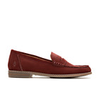 Wren Penny Loafer, Brick Red Suede, dynamic 1