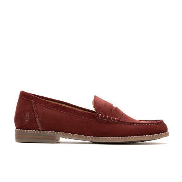 Wren Penny Loafer, Brick Red Suede, dynamic