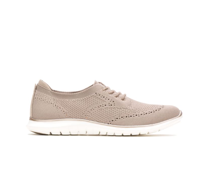 Tricia Wingtip Knit, Taupe Knit, dynamic 1