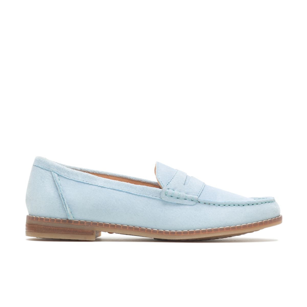 hush puppies suede loafers