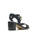 Leila Quarter Strap Sandal, Bold Black Nubuck, dynamic 3