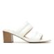 Leila Slide, Pearl White Leather, dynamic 1