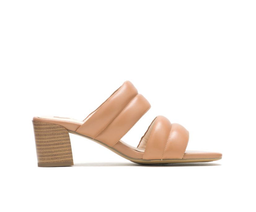 Leila Slide, Desert Tan Leather, dynamic 1