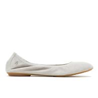 Chaste Ballet Flat 2, Soft Grey Suede, dynamic