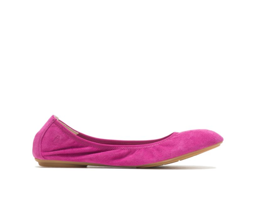 Chaste Ballet Flat 2, Very Berry Suede, dynamic 1