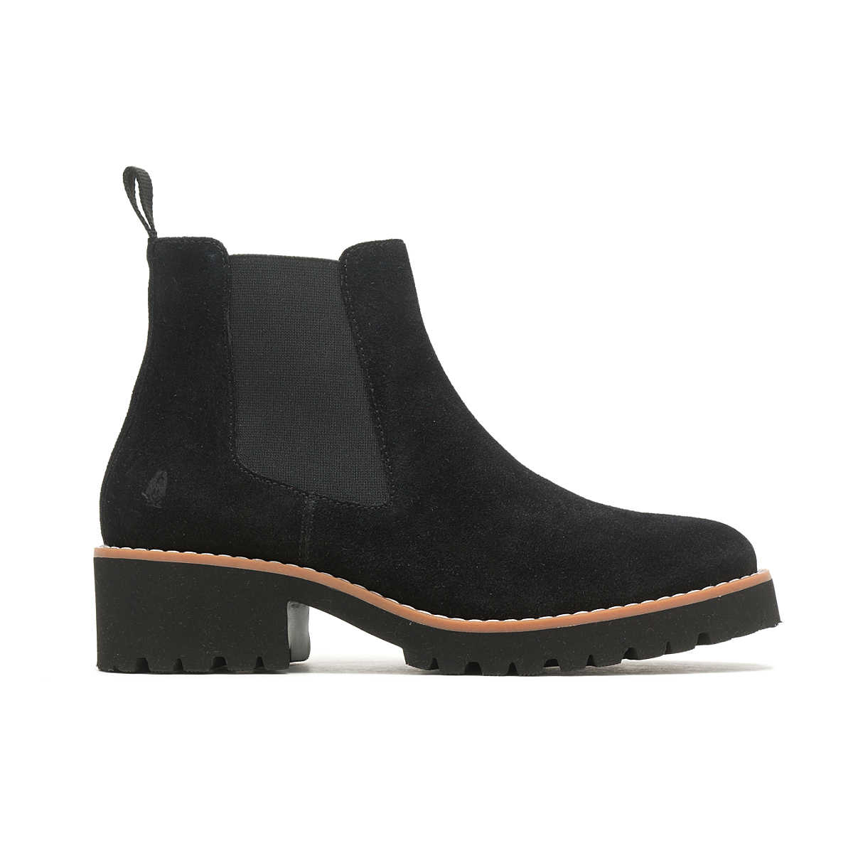 Amelia Chelsea Boot, Bold Black Suede, dynamic 1