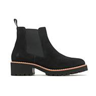 Amelia Chelsea Boot, Bold Black Suede, dynamic