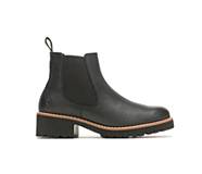 Amelia Chelsea Boot, Bold Black Leather, dynamic