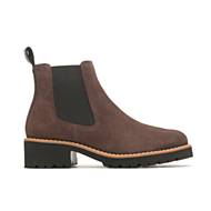Amelia Chelsea Boot, Chocolate Brown Suede, dynamic