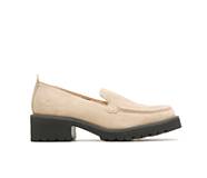 Lucy Loafer, Taupe Suede, dynamic