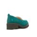 Lucy Loafer, Deep Teal Suede, dynamic 3