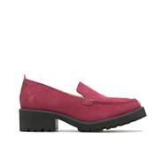 Lucy Loafer, Rhubarb Red Suede, dynamic