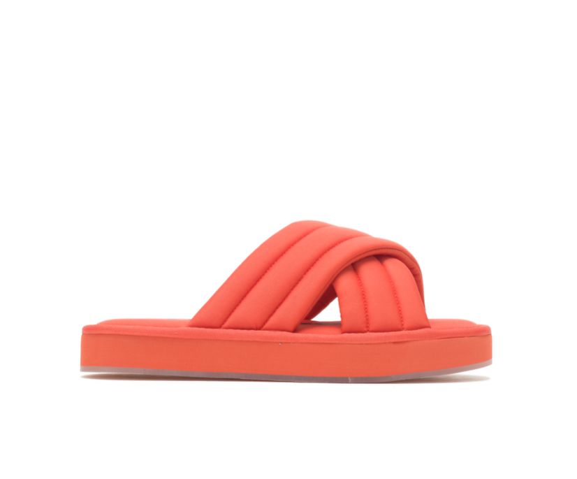 Sunshine Slide Sandal, Tiger Orange, dynamic 1