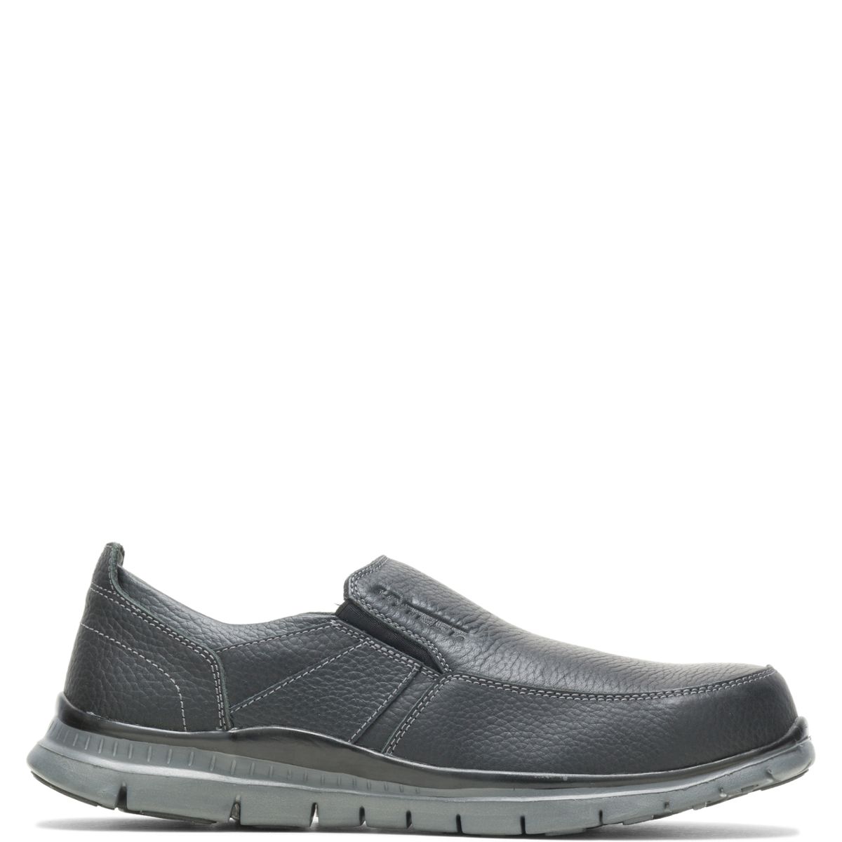 Porter Steel Toe Slip On, Black, dynamic