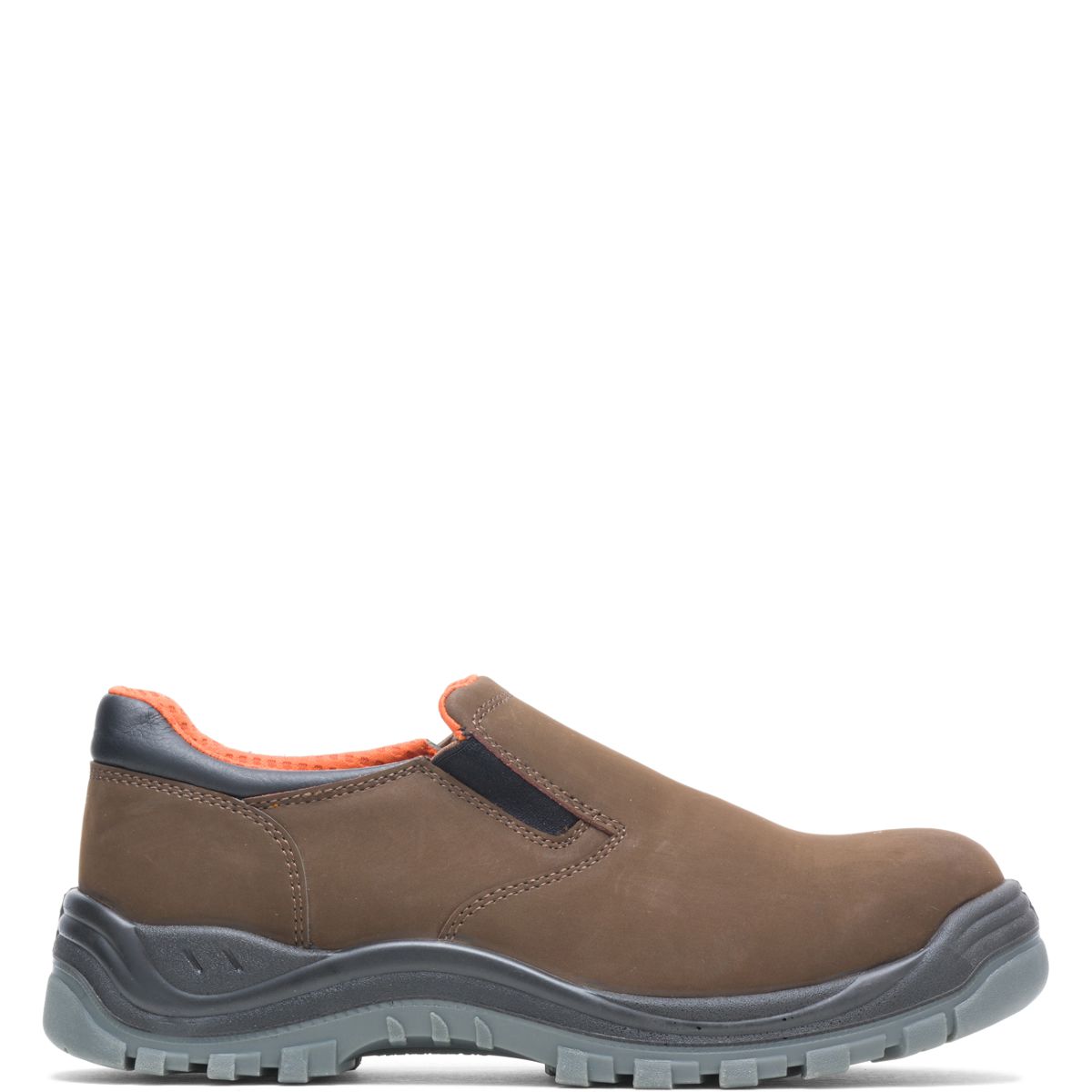 Knox Direct Attach Steel Toe Slip On, Brown, dynamic