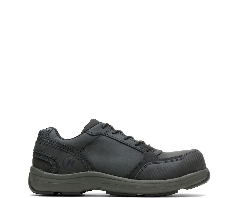 Anaheim Steel Toe Sport Shoe, Black, dynamic