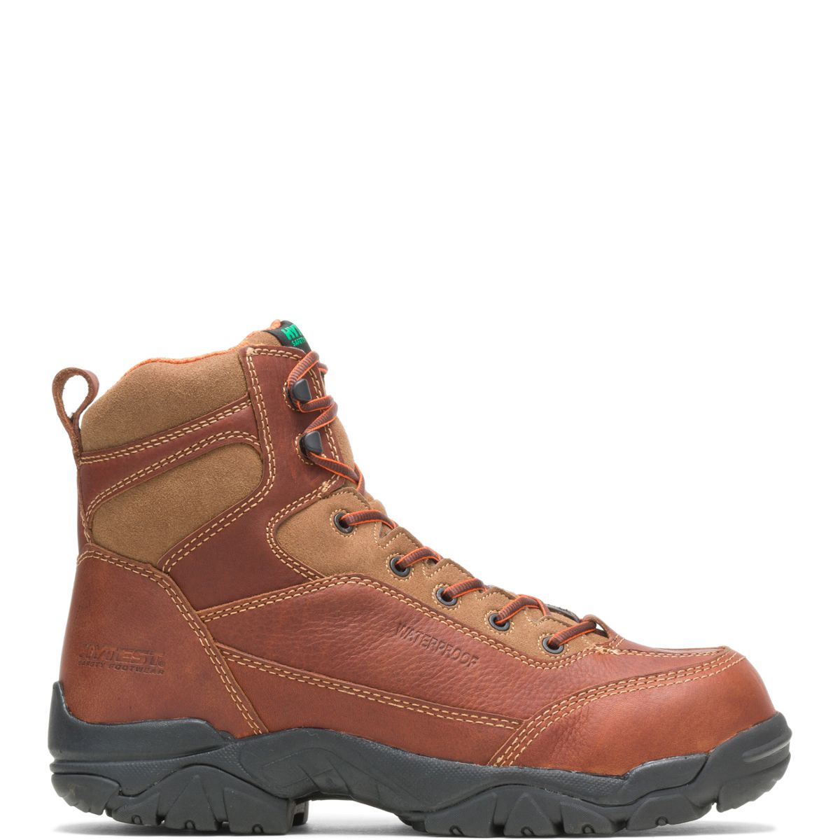 Apex Waterproof Composite Toe 6" Work Boot, Brown, dynamic