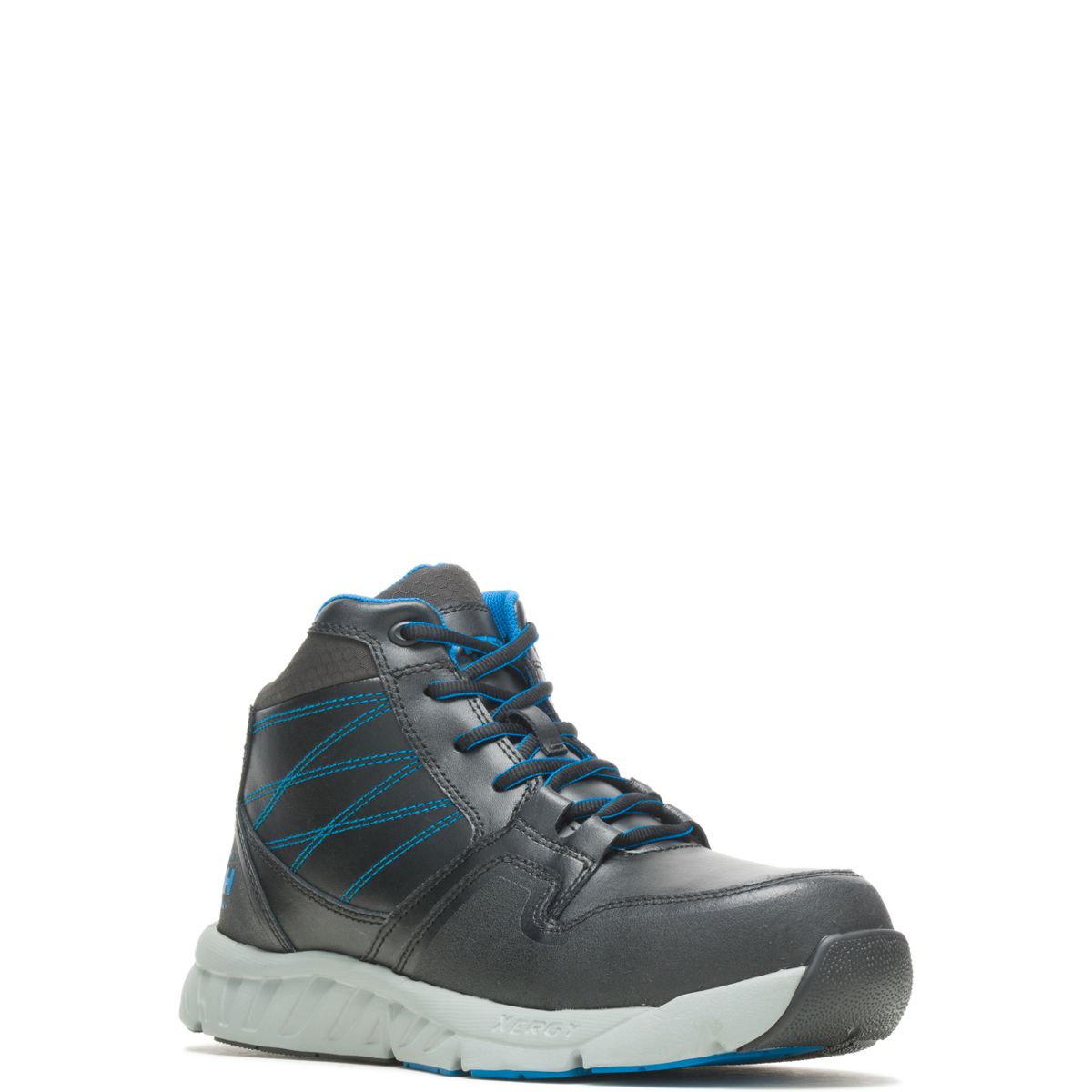 Annex Mid Nano Toe Leather Athletic, Black/Blue, dynamic 2